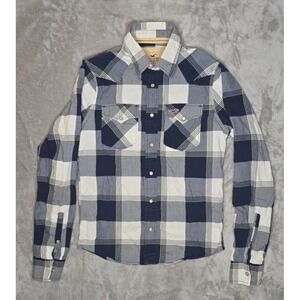 Hollister Preppy Western Shirt Mens Countrycore Casualwear Country Chic‎ Small
